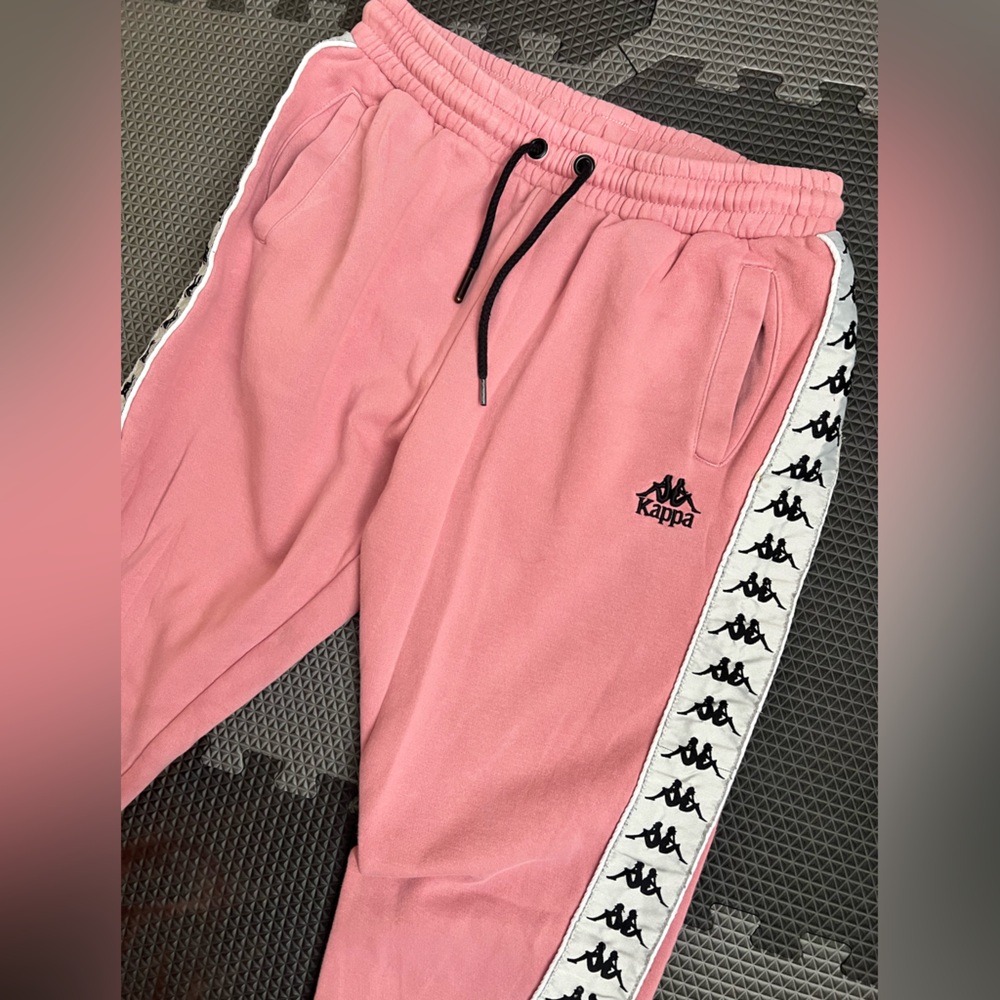 XL Kappa Sweatpants with Logo Trim